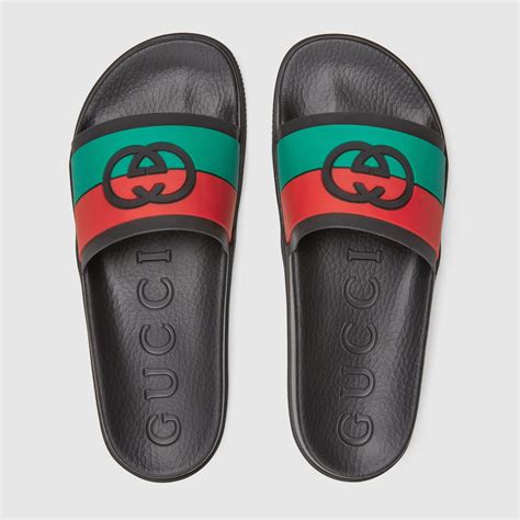 chancleta gucci para hombre|Sandalias tipo chancla GG para hombre .